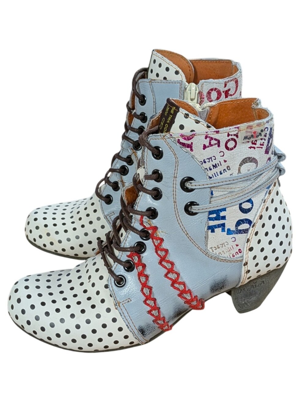 Maia TMA Eyes Ankle Boots Artsy Size 38